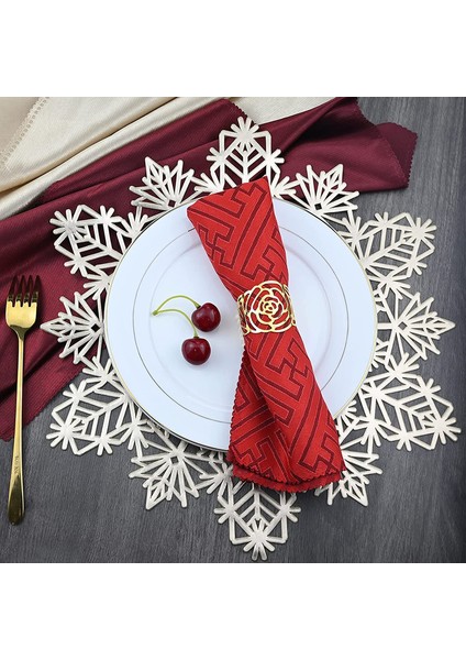 Kar Taneli 6'lı Bardak Altlığı Seti (Altın) (Yurt Dışından) indirimleri