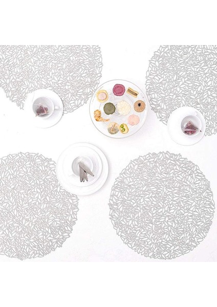 8x Minimalist Bardak Altlığı 38CM (Gümüş) (Yurt Dışından) fırsatları