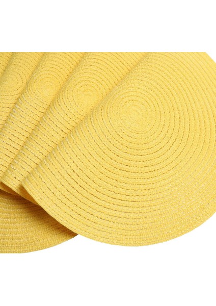 6'lı Kaymaz Bardak Altlığı Seti 38CM (Sarı) (Yurt Dışından) modelleri