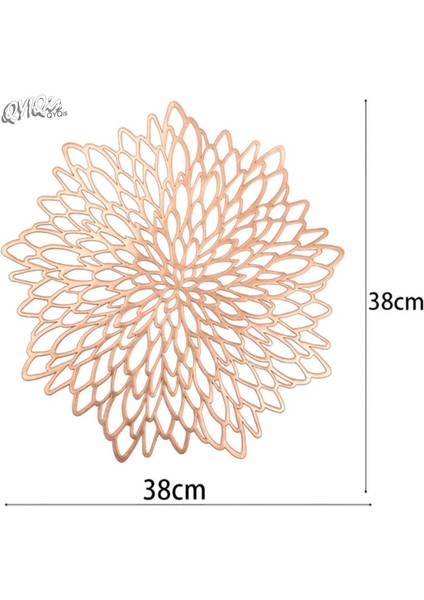 1x 38CM Gül Altın Renginde Sıcak Damgalı Placemats (Yurt Dışından) fiyatları