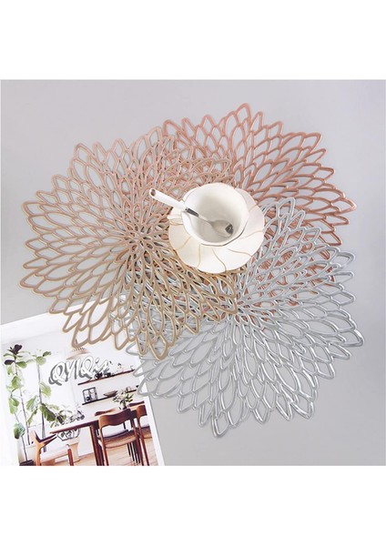 1x 38CM Gül Altın Renginde Sıcak Damgalı Placemats (Yurt Dışından) modelleri