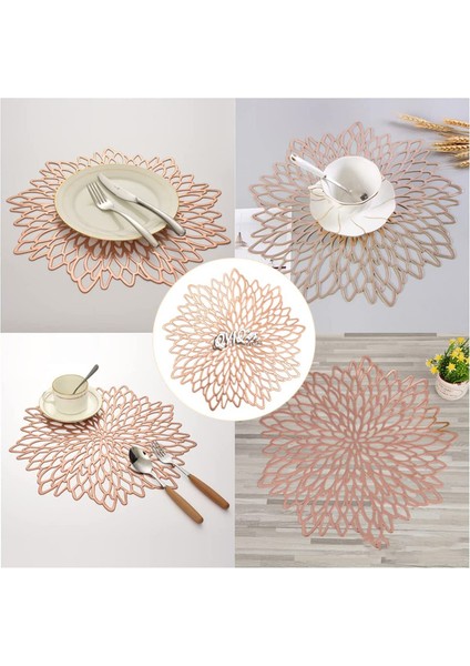 1x 38CM Gül Altın Renginde Sıcak Damgalı Placemats (Yurt Dışından) fırsatları