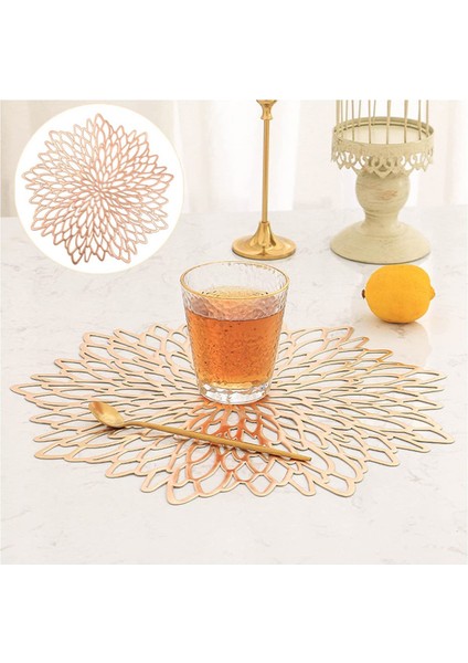 1x 38CM Gül Altın Renginde Sıcak Damgalı Placemats (Yurt Dışından) indirimleri