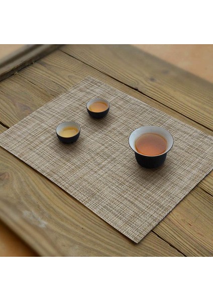 4'lü Yıkanabilir Bardak Altlığı Seti 45X30CM (Altın) (Yurt Dışından) modelleri