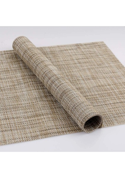 4'lü Yıkanabilir Bardak Altlığı Seti 45X30CM (Altın) (Yurt Dışından) indirimleri