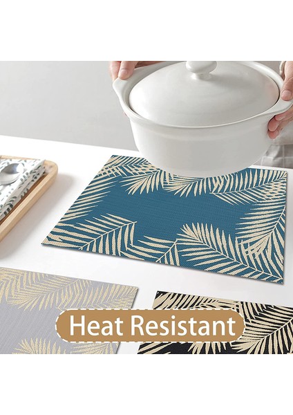 6'lı Pvc Bardak Altlığı Seti 44*29CM (Mavi) (Yurt Dışından) fırsatları