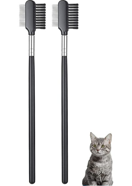 2 Kabuk Ve Mukus Evcil Hayvan Göz Tarağı Siyah 18 Cm (Yurt Dışından)