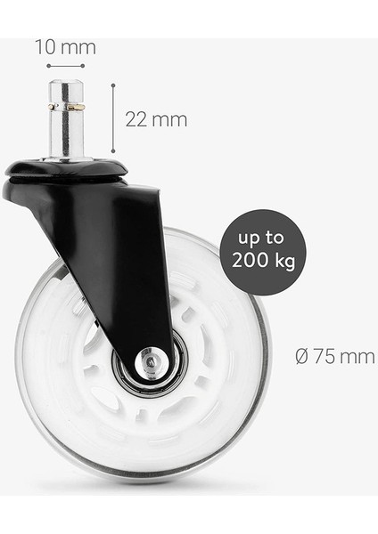 Ofis Koltuğu 5 Tekerlekli Set (Yurt Dışından) fırsatları