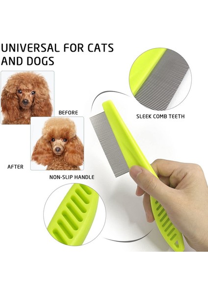 Pet Güzellik Aracı Tarak + Yeşil Iğne Tarak Mavi 17* 9cm (Yurt Dışından) fırsatları