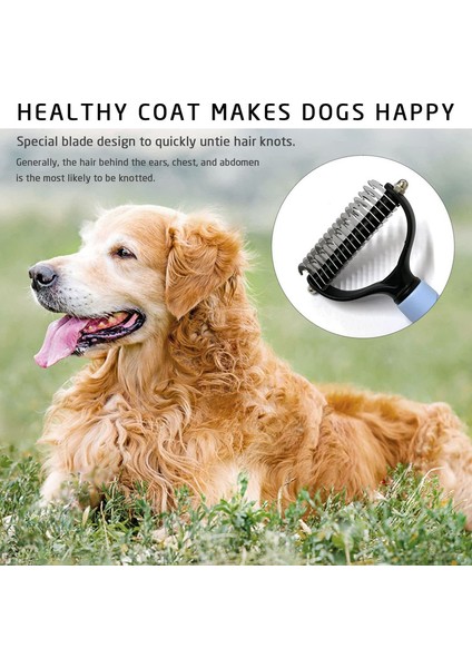 Pet Güzellik Aracı Tarak + Yeşil Iğne Tarak Mavi 17* 9cm (Yurt Dışından) indirimleri