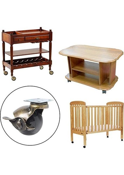 Antika Mobilya Tekerlekler Antika Pirinç (Yurt Dışından) modelleri