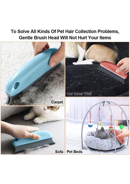 Yeniden Kullanılabilir Evcil Hayvan Saçı Solvent Fırça Mavi (Yurt Dışından) modelleri