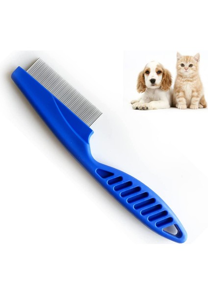 Kedi ve Köpek Bitli Tarak Güzellik Aracı Mavi 14 * 3 cm (Yurt Dışından)