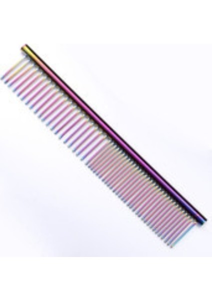 Paslanmaz Çelik Yuvarlak Dişli Pet Tarak (17* 2.9 cm (Yurt Dışından)