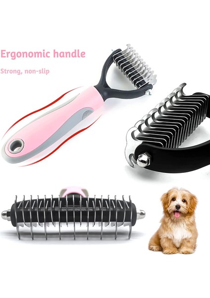Evcil Hayvan Fırçası Uzun Saç Masaj Tarak Tırmık Pembe 16.8 * 7.3cm (Yurt Dışından) fiyatları