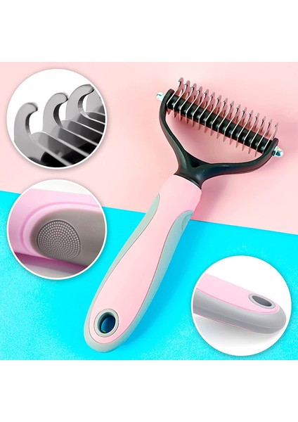 Evcil Hayvan Fırçası Uzun Saç Masaj Tarak Tırmık Pembe 16.8 * 7.3cm (Yurt Dışından) modelleri