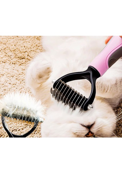 Evcil Hayvan Fırçası Uzun Saç Masaj Tarak Tırmık Pembe 16.8 * 7.3cm (Yurt Dışından) fırsatları