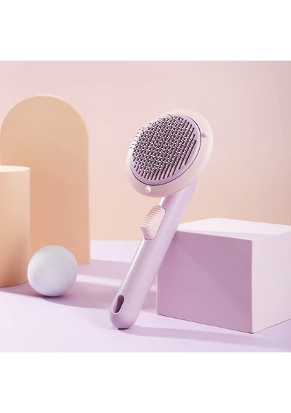 Evcil Hayvan Kendi Kendini Temizleyen Masaj Güzellik Fırçası Tarak Mor 195* 84* 66MM (Yurt Dışından)