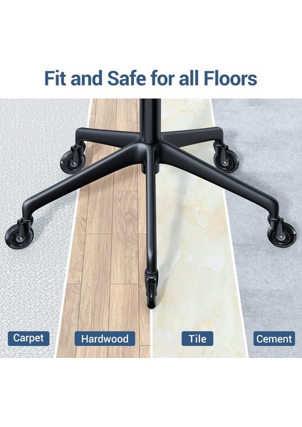 Ofis Koltuğu 5 Tekerlekli Set 10 x 22 mm (Yurt Dışından) fiyatları