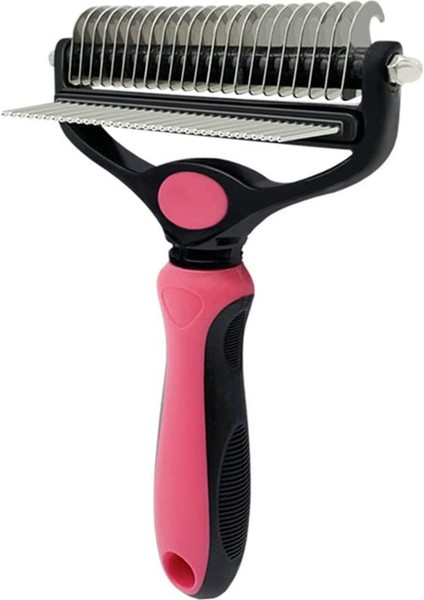 Çift Taraflı 2 Ve 1 Tırmık Tarak Pembe 15* 9* 4Cm (Yurt Dışından)