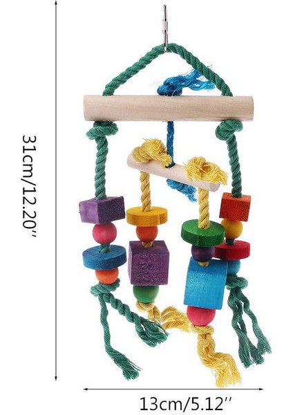 Kuş Oyuncak Renkli Yapı Taşı Dize Salıncak Köprü (Yurt Dışından) fırsatları