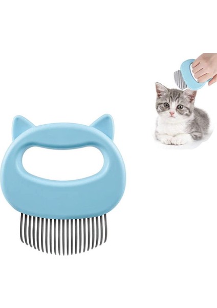 2 Evcil Hayvan Tarağı Mavi (Yurt Dışından)