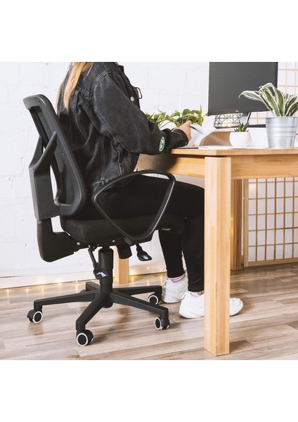 Beş Tekerlekli Döner Sandalye Seti Beyaz (Yurt Dışından) fiyatları