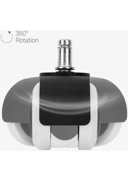 Beş Tekerlekli Döner Sandalye Seti Beyaz (Yurt Dışından) modelleri