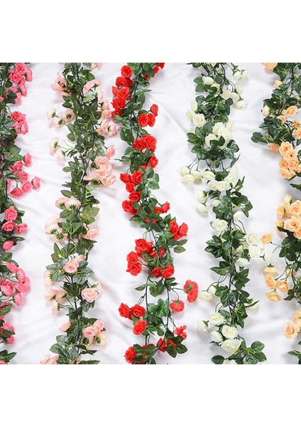 2 Adet 69 Suni Gül Garland Başlığı 180CM (Kırmızı) (Yurt Dışından) fırsatları