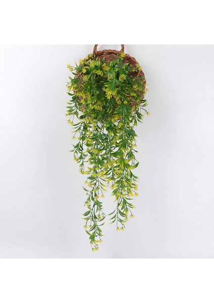 2 Adet Yapay Sarmaşık Yeşil Asma Bitki, Sarı (Yurt Dışından) fiyatları
