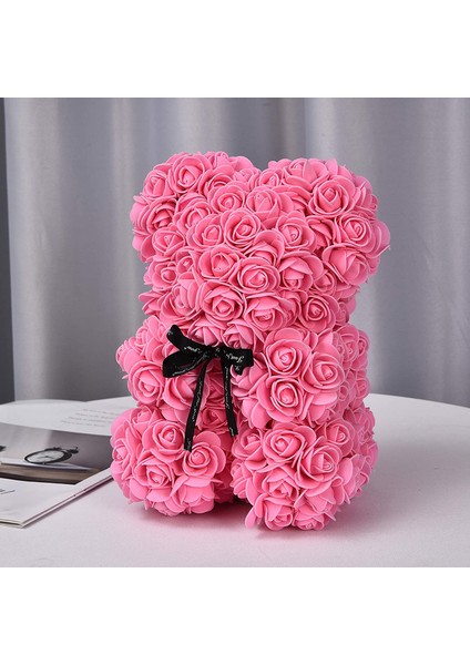 Rose Ayı Hediyesi Şeffaf Bir Hediye Kutusu ile Birlikte Gelir （ROSE,25CM） (Yurt Dışından) modelleri