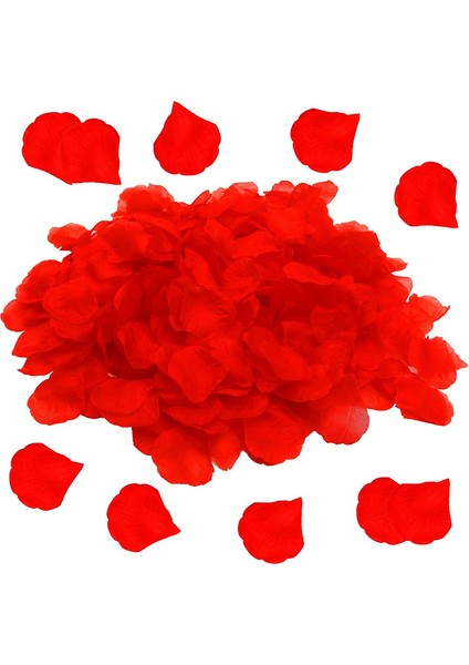 1200 Adet Sarı Yaprak Yapay (Kırmızı) (Yurt Dışından)