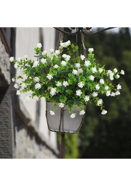 5'li Uv Işınlarına Dalı Yapay Buket Seti (Beyaz) (Yurt Dışından) fırsatları