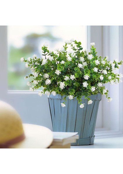 5'li Uv Işınlarına Dalı Yapay Buket Seti (Beyaz) (Yurt Dışından) indirimleri