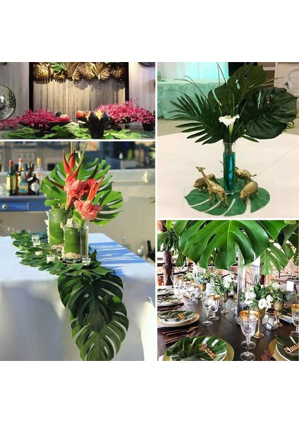 45 Adet Palmiye Yaprağı Simüle Edilmiş Yapay Yaprak Dekorasyonu (Yurt Dışından) fırsatları