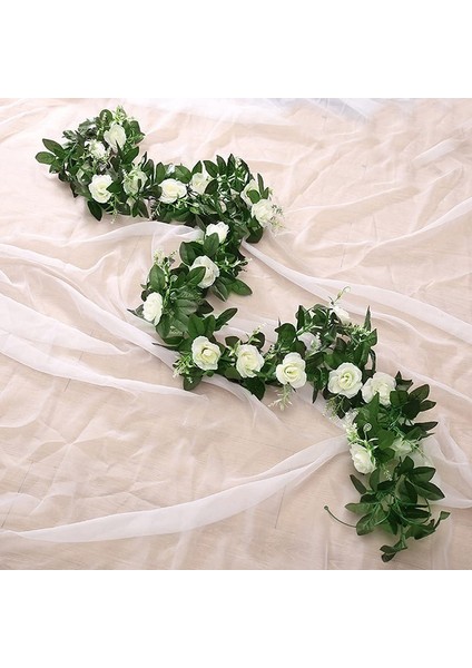 Pembe Yapay Ipek Asma Gül Cazibesi Çelenk (Yurt Dışından) fırsatları