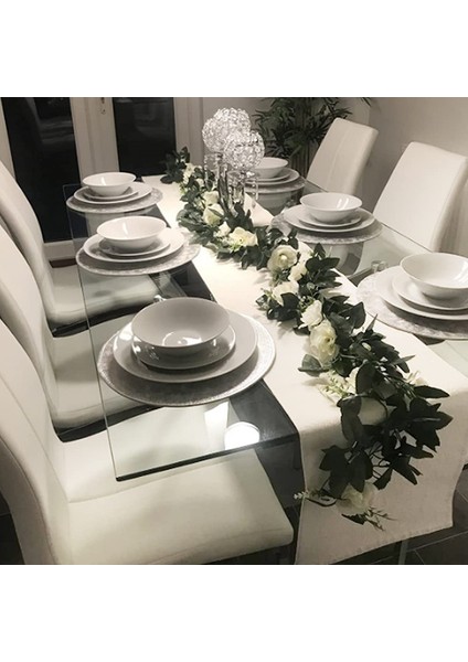 Pembe Yapay Ipek Asma Gül Cazibesi Çelenk (Yurt Dışından) indirimleri