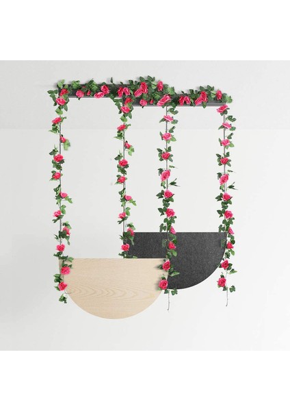 2 Paket 7,2 Fit Yapay Çelenk Asma Sarmaşığı (Pembe) (Yurt Dışından) modelleri