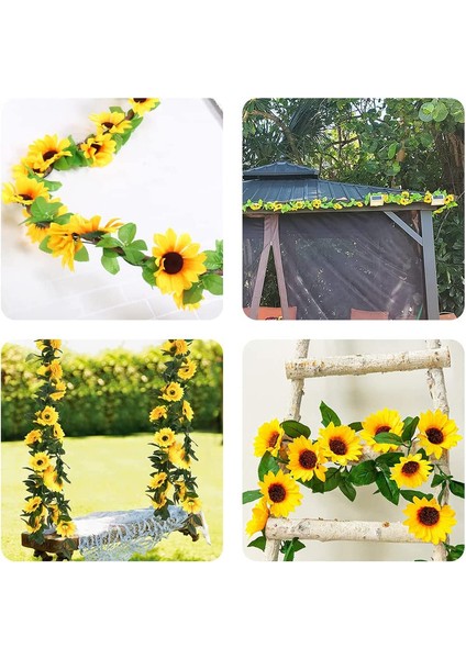 3 Adet Yapay Sarmaşıklar Ayçiçeği Çiçeği Simülasyonu Sarmaşık Yaprağı Asma Bitkileri (Yurt Dışından) fiyatları