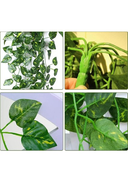 4 Adet * 90CM Yapay Sarmaşık Yeşil Karahindiba Bitki Süsleri (Yurt Dışından) modelleri