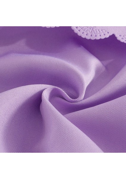 260CM Doğum Günü Partisi Açık Mor Yuvarlak Masa Örtüsü (Yurt Dışından) fiyatları