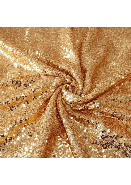 120CM Art Payet Yuvarlak Masa Örtüsü (Altın) (Yurt Dışından) indirimleri