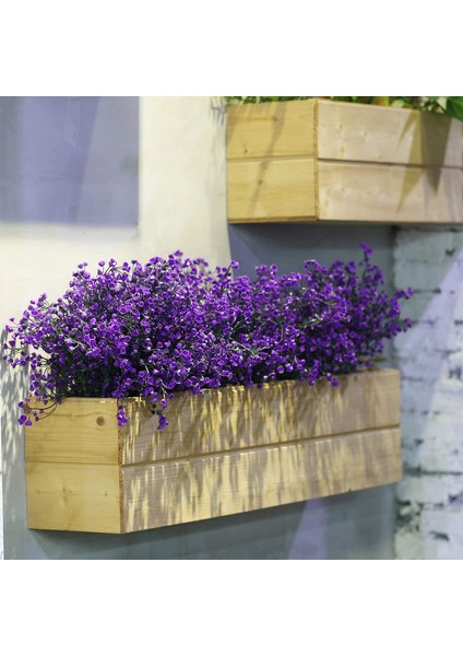 12 Set Yapay Çalı Bitki Çiçeği (Mor) (Yurt Dışından) fırsatları