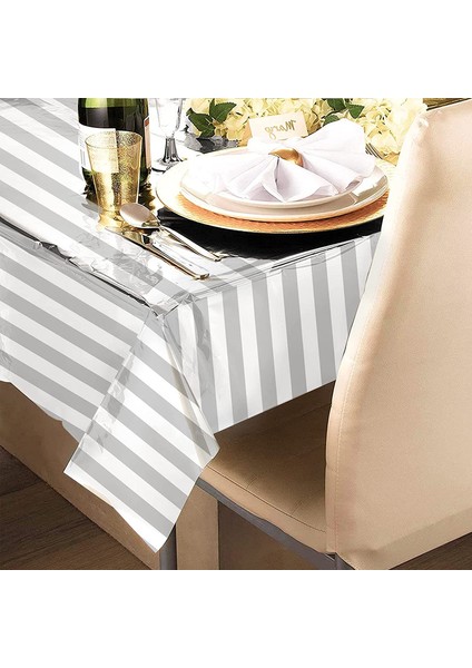 137 x 183CM Gümüş Folyo Masa Örtüsü (Yurt Dışından) modelleri