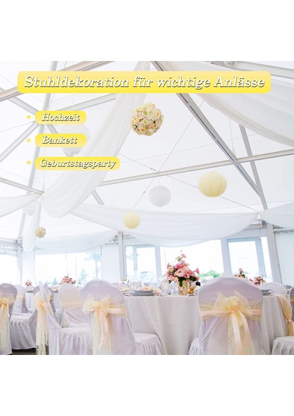 Tiul Rulo 15CM x 25Y Parti Dekorasyonu (Sarı) (Yurt Dışından) fırsatları