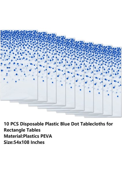 10 Adet Tek Kullanımlık Masa Örtüsü 137 x 274 cm (Beyaz) (Yurt Dışından) fiyatları