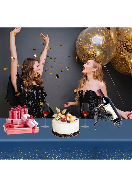 6x 137*274CM Tek Kullanımlık Masa Örtüleri (Altın ve Mavi) (Yurt Dışından) fırsatları