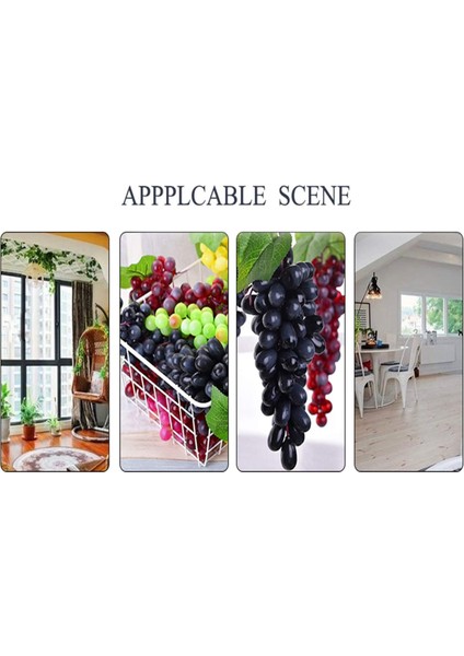 1set, Yapraklı Yapay Üzüm, 9 Üzüm+12 Salkım Üzüm (Yeşil, Siyah, Akik Üzüm) (Yurt Dışından) indirimleri