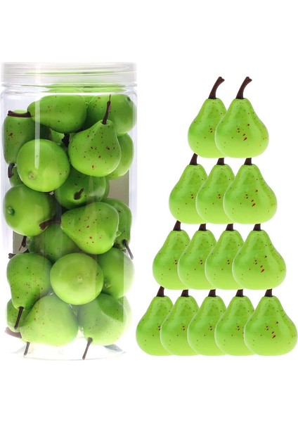 27 Mini Yapay Plastik Yeşil Inci Süsleri (Sadece Inciler) (Yurt Dışından)