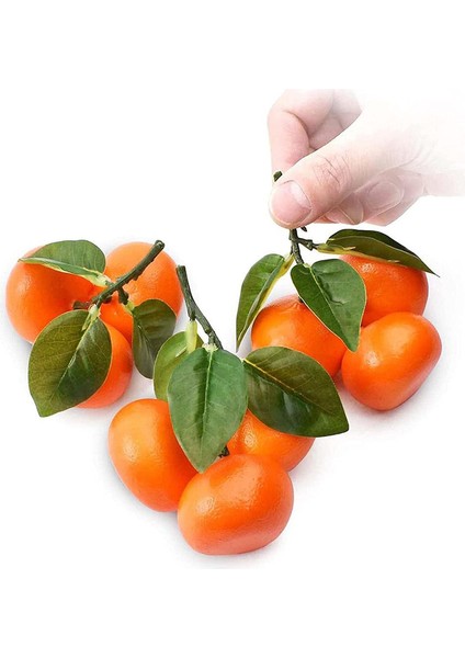 2 Yapay Meyve Tepsisi (Sadece Turuncu) (Yurt Dışından) indirimleri